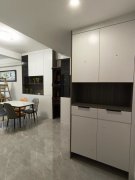 较着的凸起电视布景墙